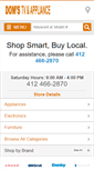 Mobile Screenshot of domstvappliance.com