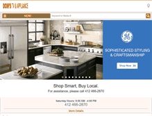 Tablet Screenshot of domstvappliance.com